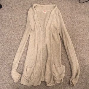 Beige target cardigan